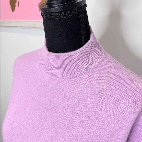 Madewell Cowl Neck Wool Blend Purple Oversized Women's Sweater (XXS) - Picture 3 of 7